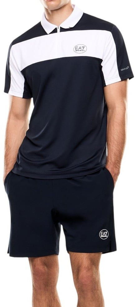 EA7 Heren Polo Blauw