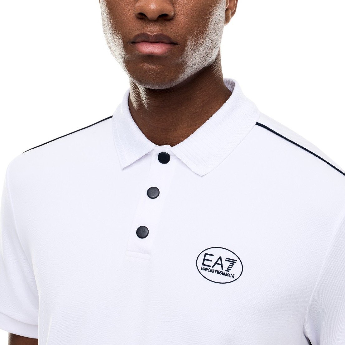 EA7 Heren Polo Wit