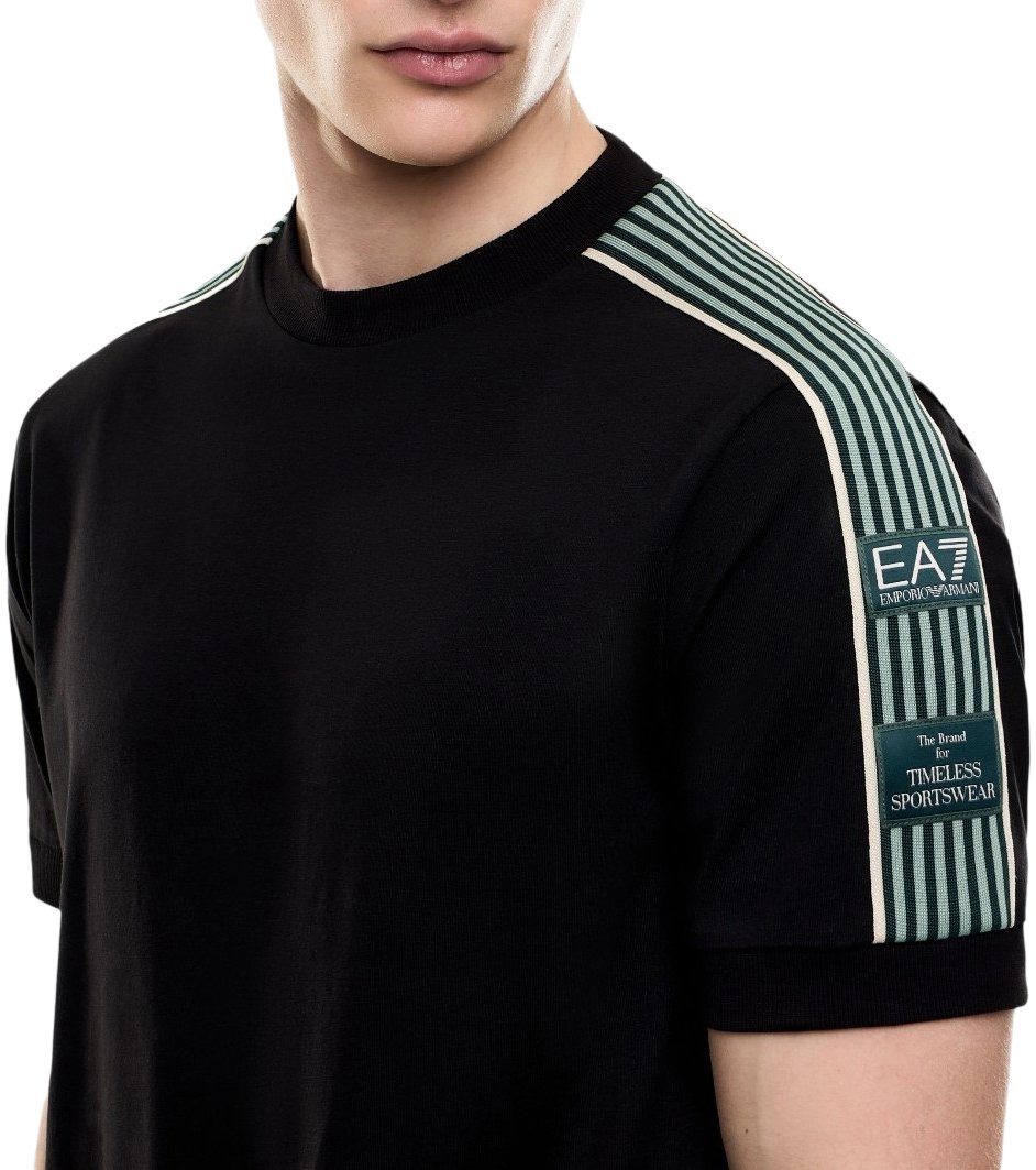 EA7 Heren T-Shirt Zwart