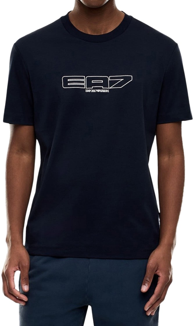 EA7 Heren T-Shirt Blauw