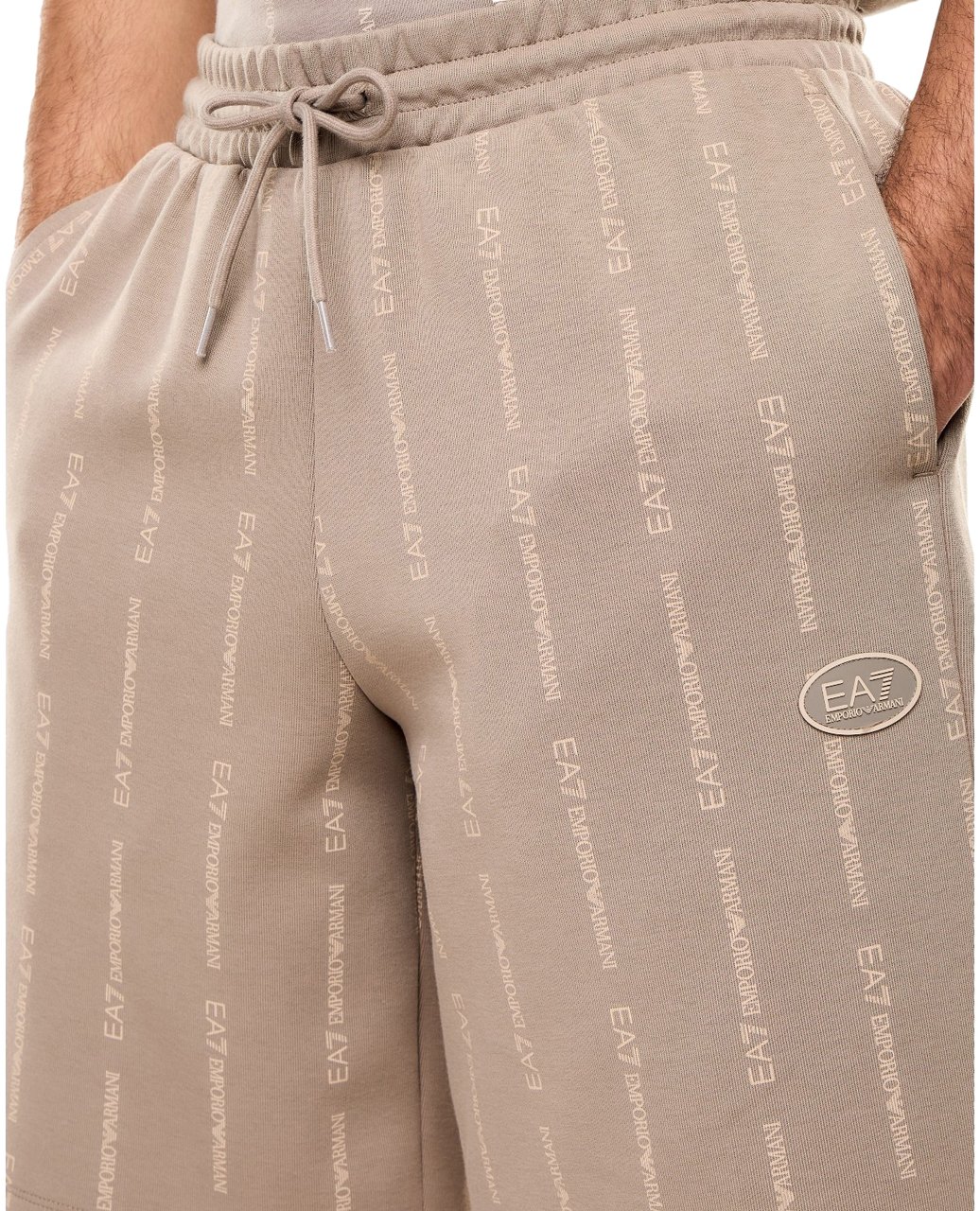EA7 Heren Korte Broek Bruin