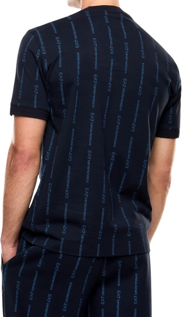 EA7 Heren T-Shirt Blauw