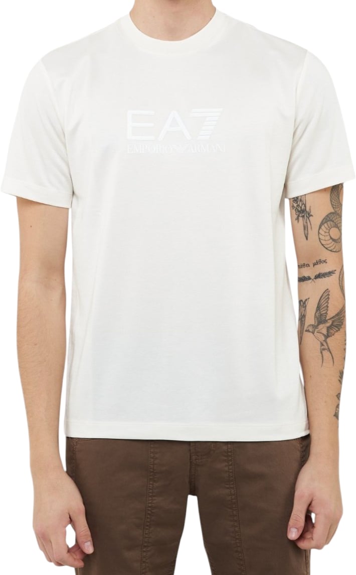 EA7 Heren T-Shirt Wit