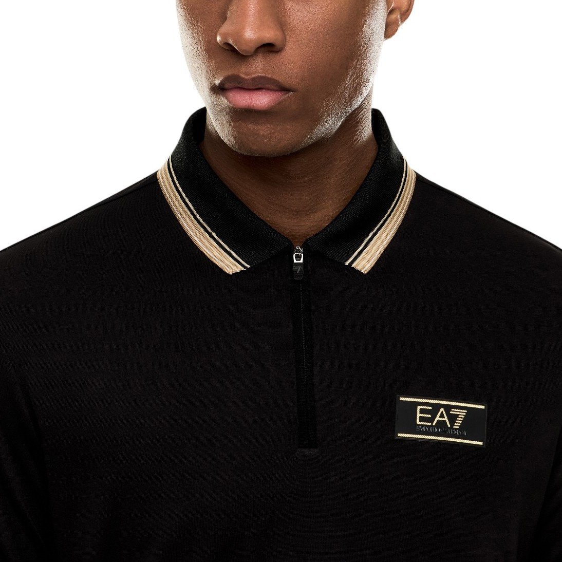 EA7 Heren Polo Zwart