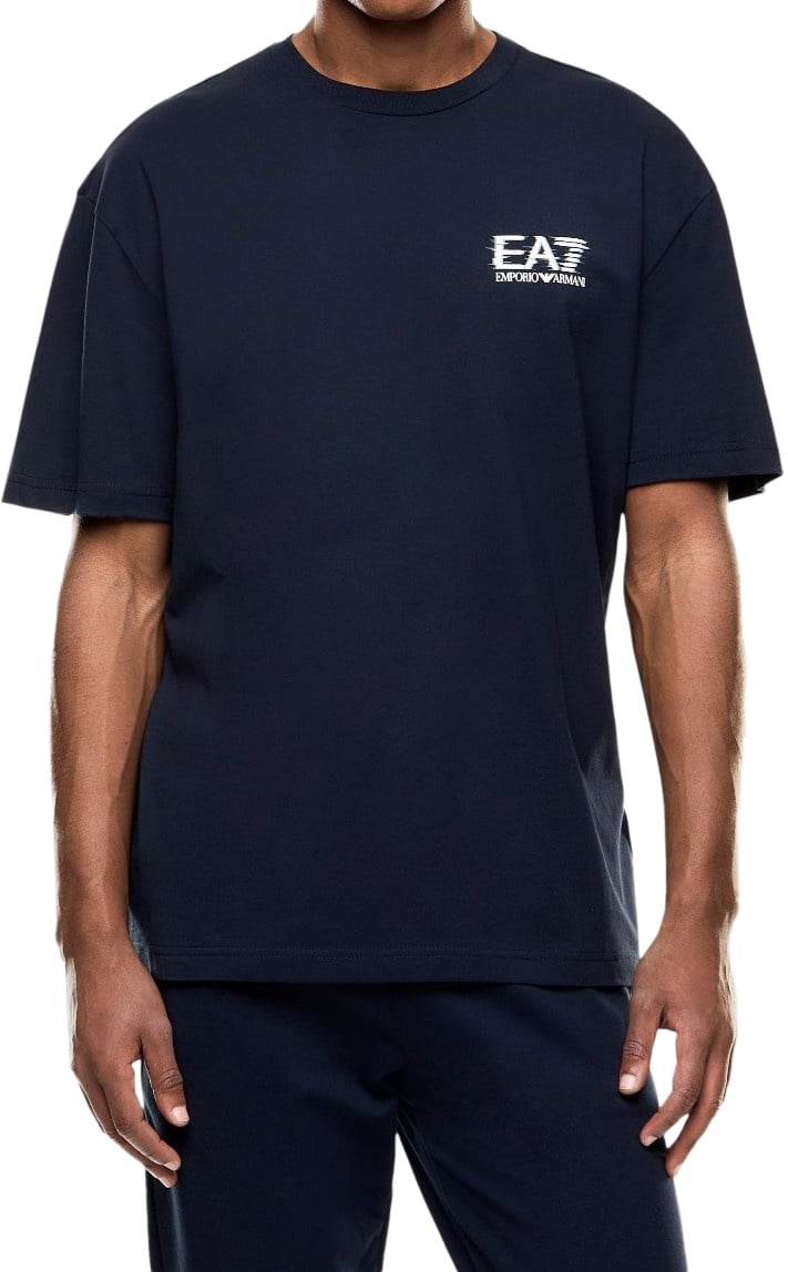 EA7 Heren T-Shirt Blauw