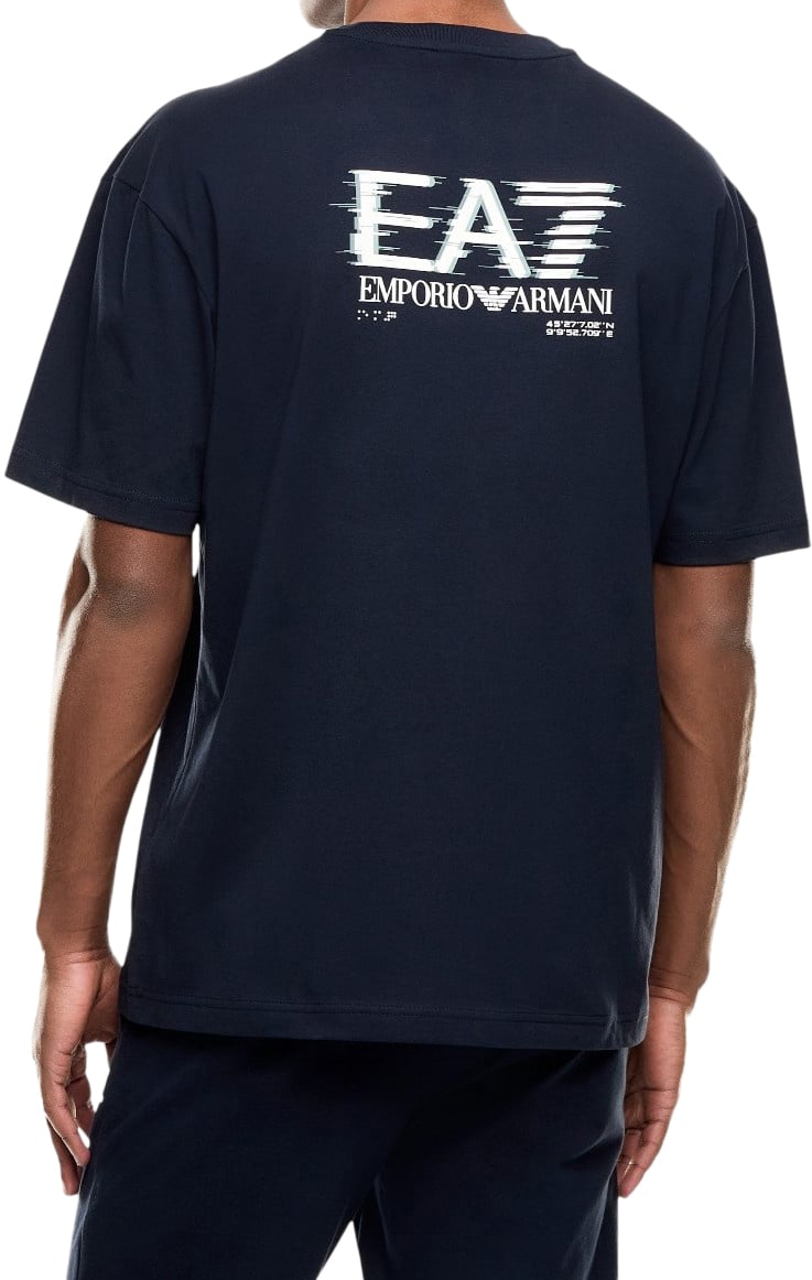 EA7 Heren T-Shirt Blauw