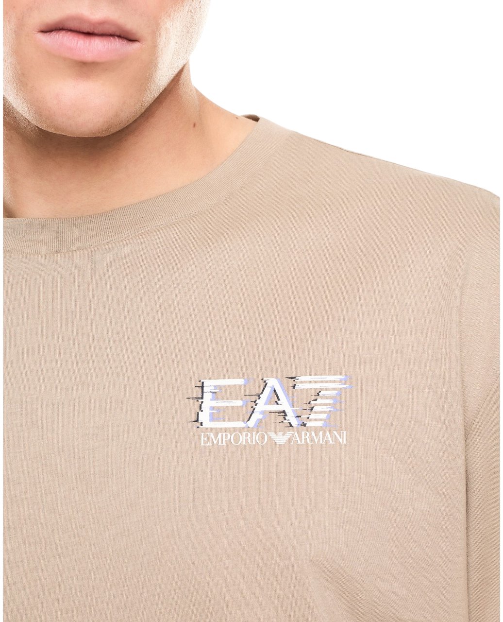 EA7 Heren T-Shirt Bruin