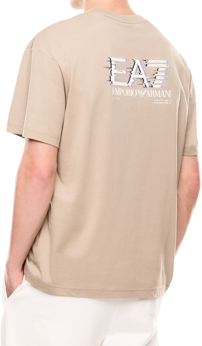 EA7 Heren T-Shirt Bruin