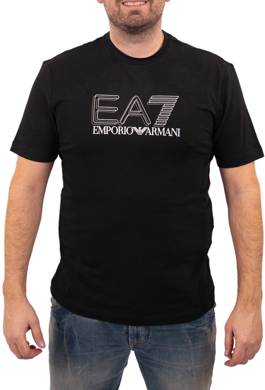 EA7 EA7 Visibility Tee Zwart