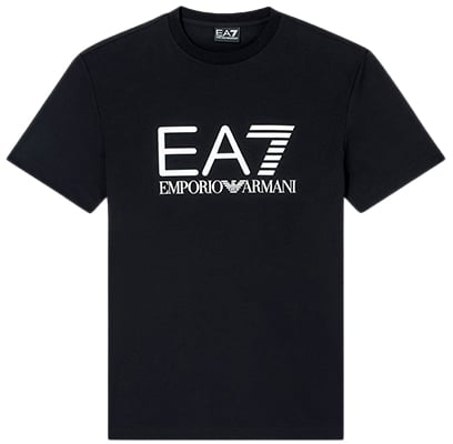 EA7 EA7 Big Logo Tee Zwart
