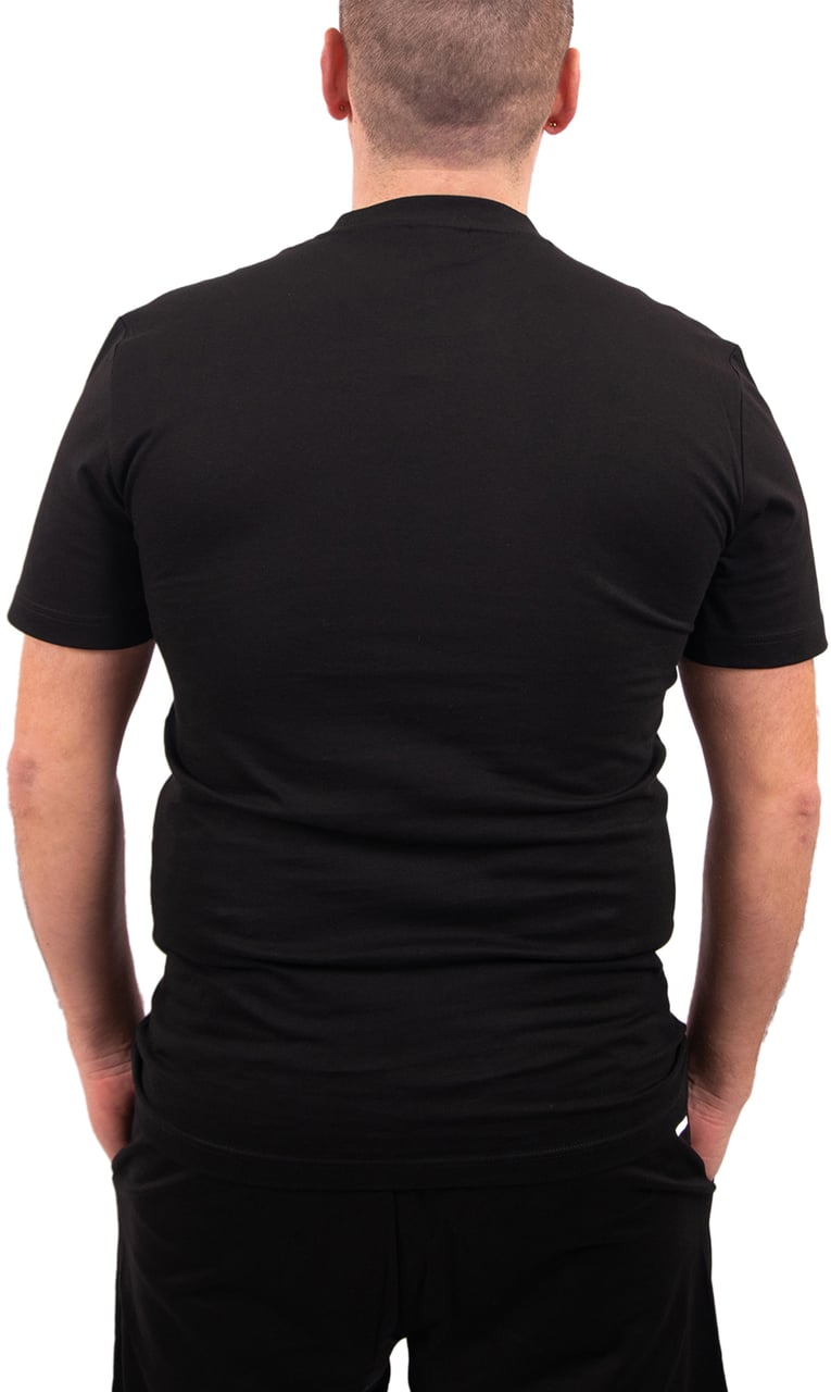 EA7 EA7 Big Logo Tee Zwart