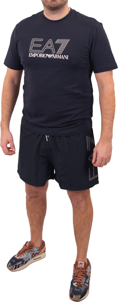 EA7 EA7 Visibility Tee Blauw