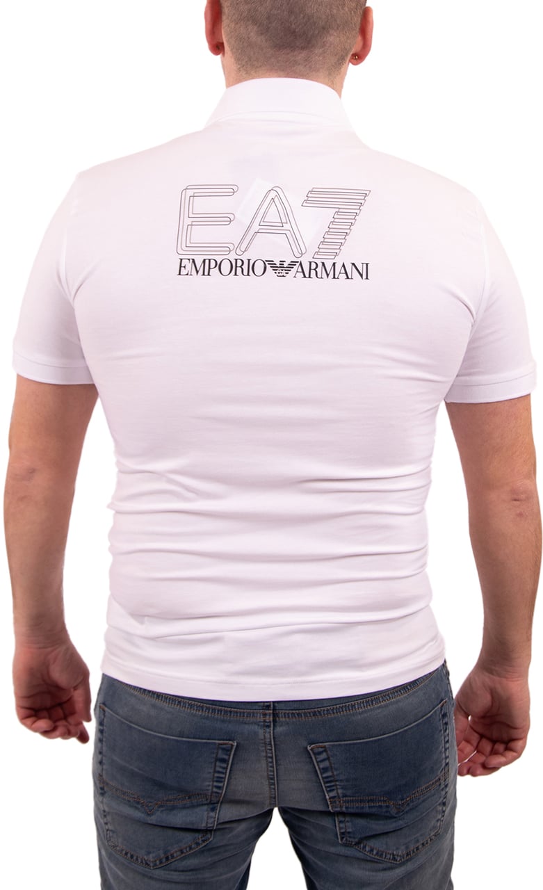 EA7 EA7 Visibility Polo Shirt Wit