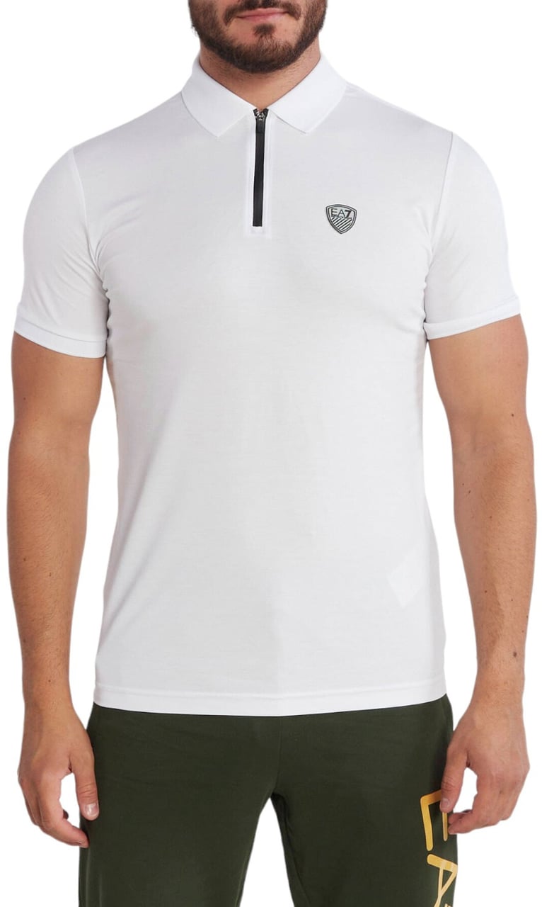EA7 Heren Polo Wit
