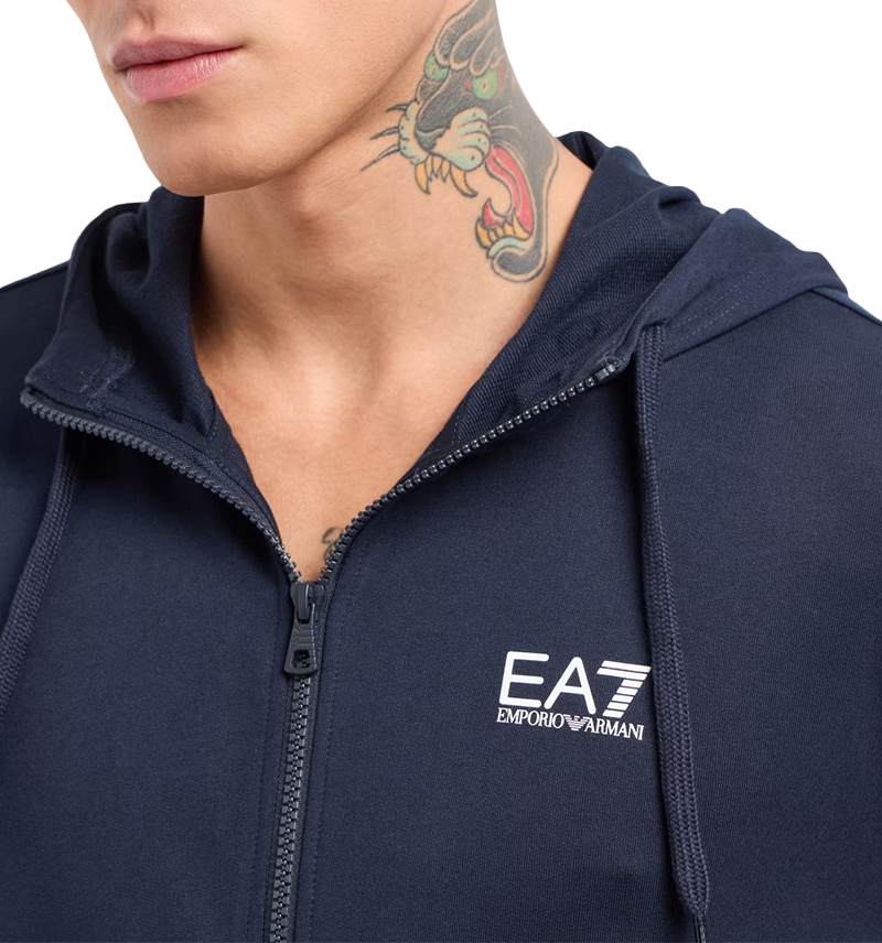 EA7 EA7 Sweatshirt Zipper Blauw