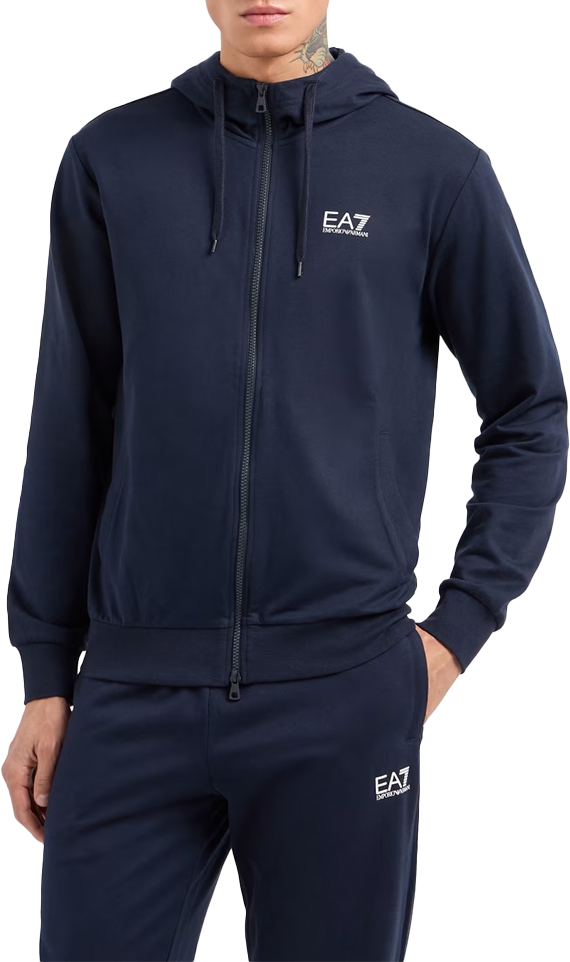 EA7 EA7 Sweatshirt Zipper Blauw