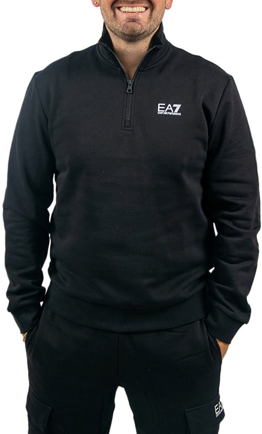 EA7 EA7 Sweatshirt 1/3 Zip Zwart