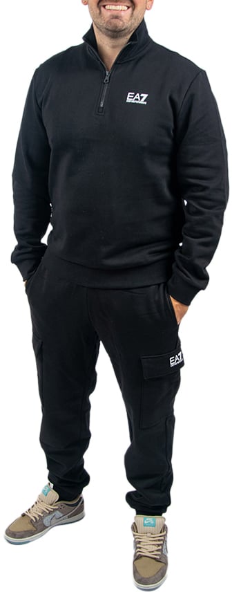 EA7 EA7 Sweatshirt 1/3 Zip Zwart
