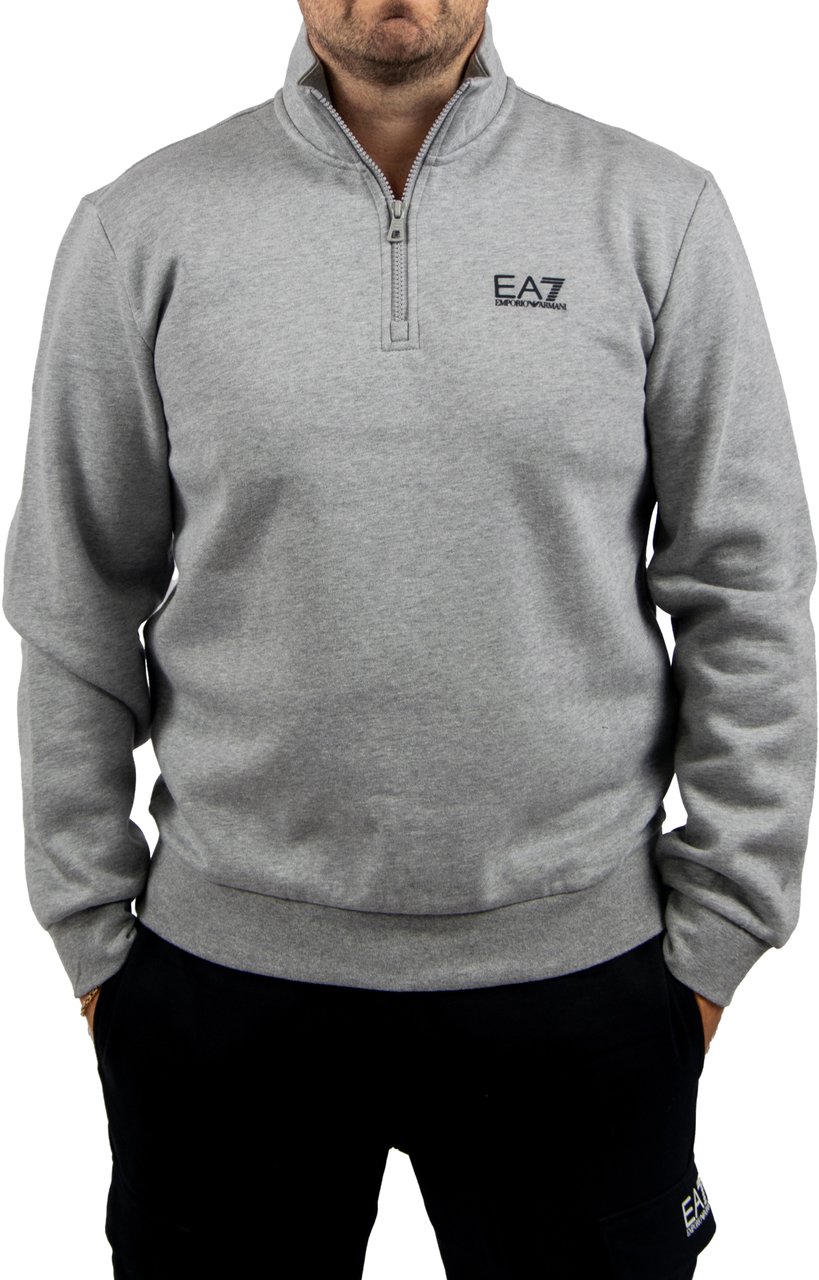 EA7 EA7 Sweatshirt 1/3 Zip Grijs