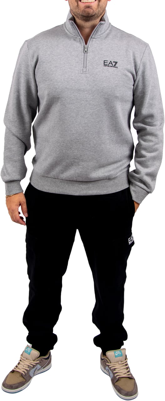 EA7 EA7 Sweatshirt 1/3 Zip Grijs