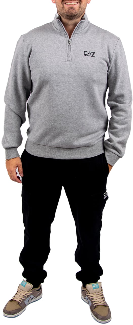EA7 EA7 Sweatshirt 1/3 Zip Grijs
