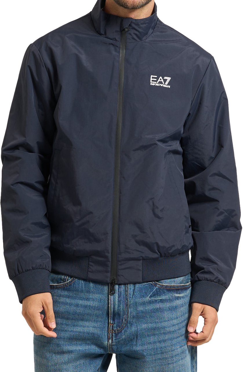 EA7 Coats Blu Armani Blauw
