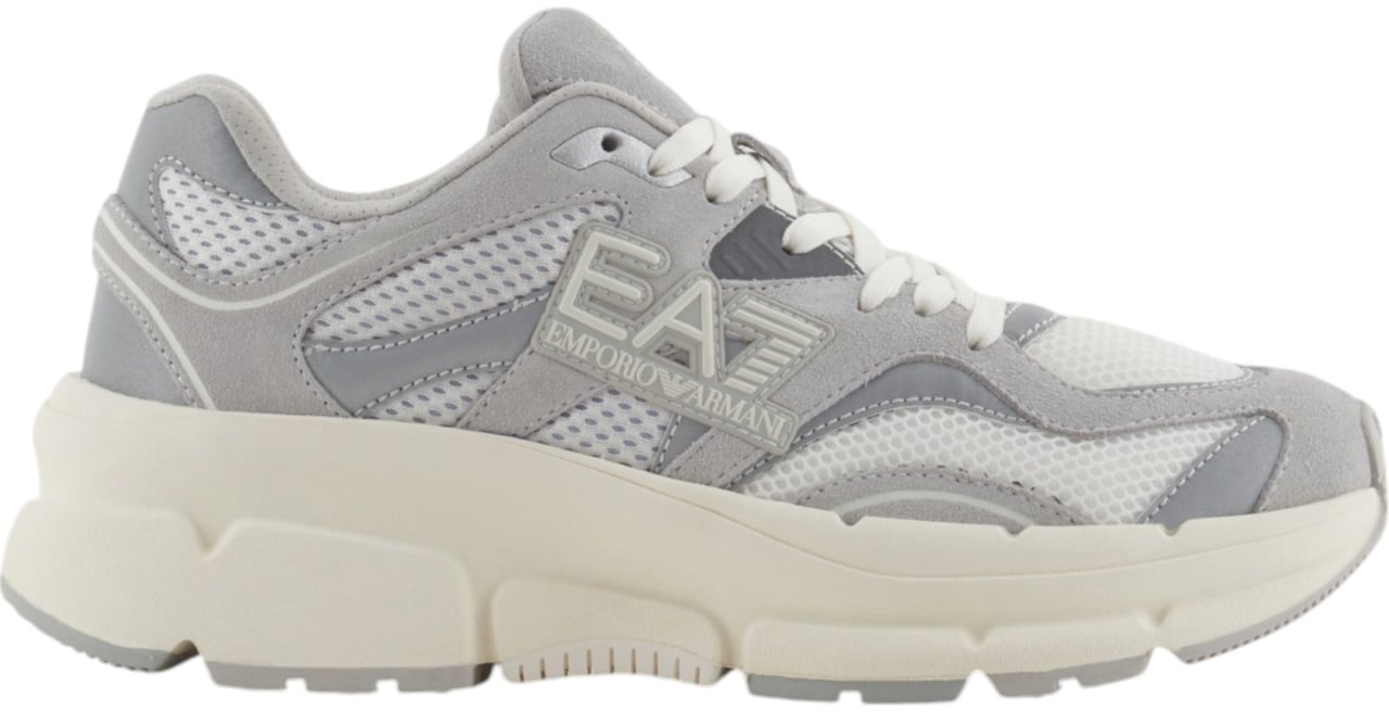 EA7 Heren Sneaker Grijs