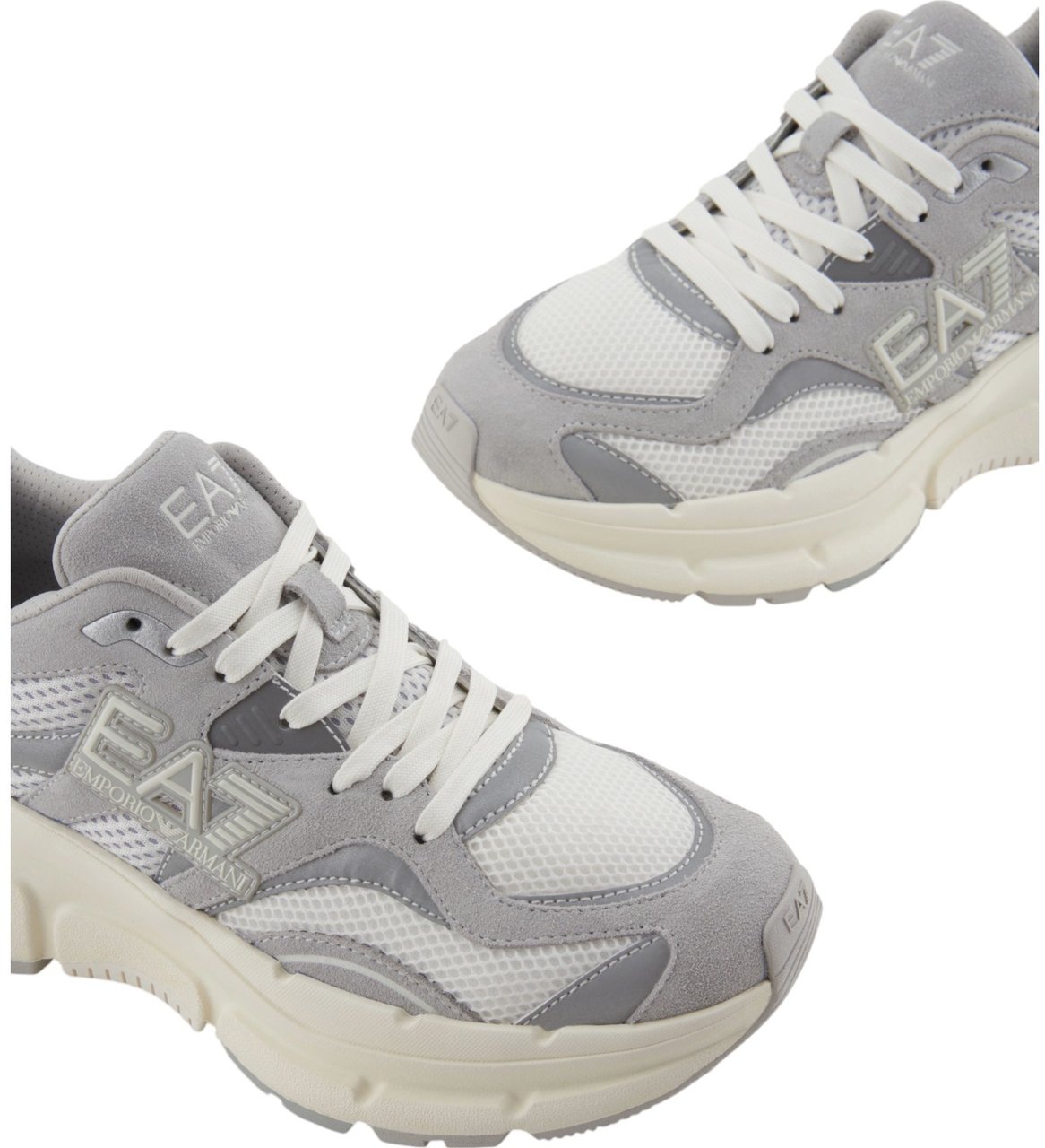 EA7 Heren Sneaker Grijs