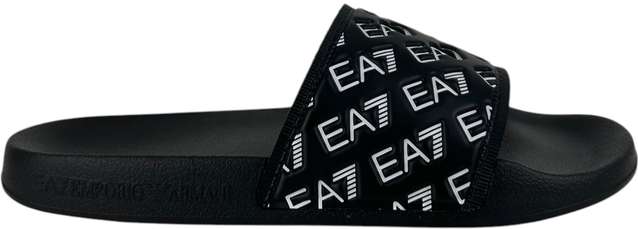 EA7 Heren Slipper Zwart