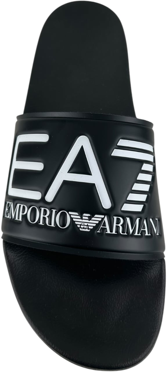EA7 Heren Slipper Zwart