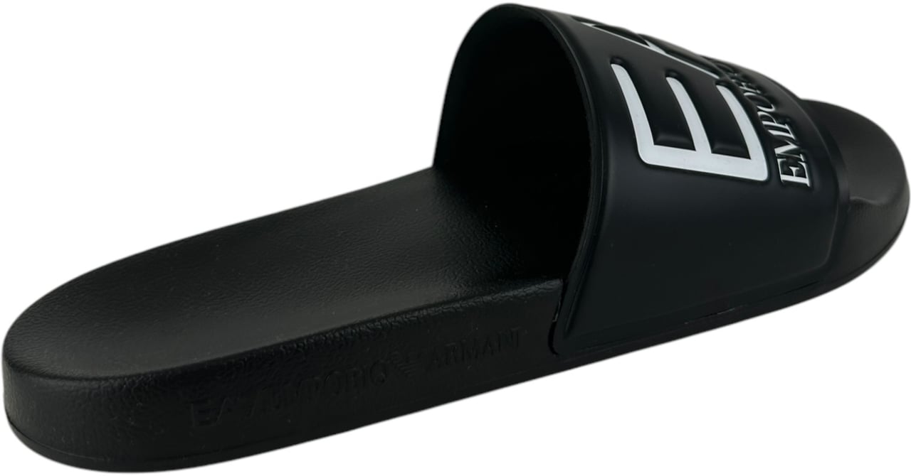 EA7 Heren Slipper Zwart
