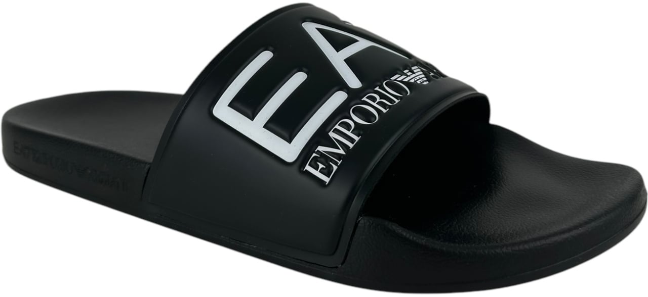 EA7 Heren Slipper Zwart
