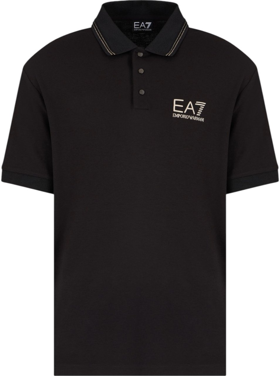 EA7 Heren Polo Zwart