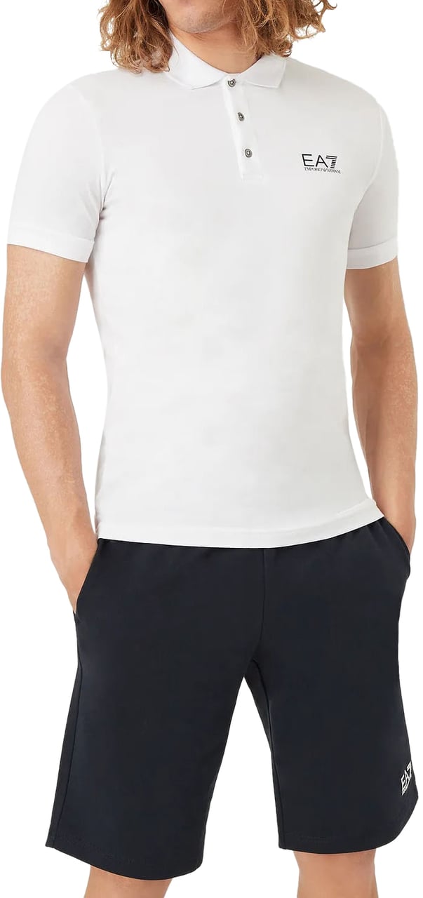 EA7 Heren Polo Wit
