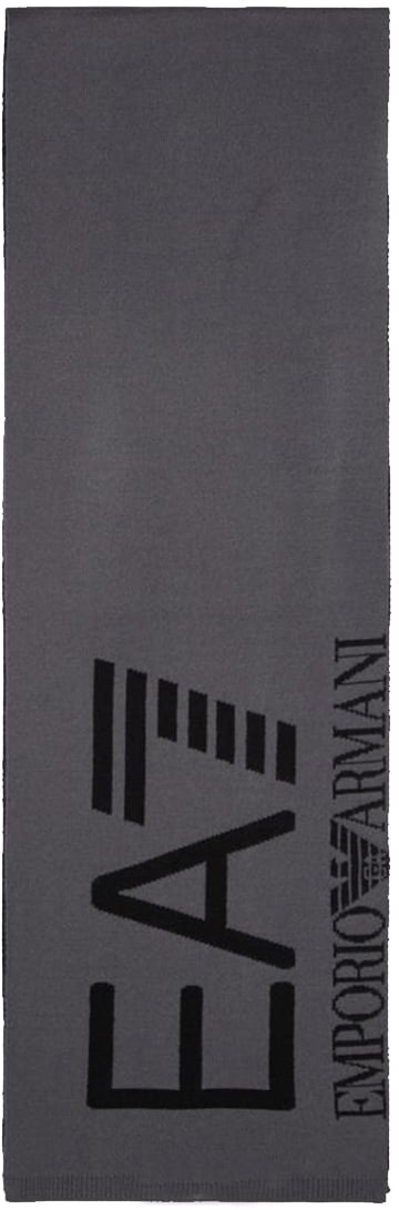 EA7 Scarfs Blackiron Logo Zwart