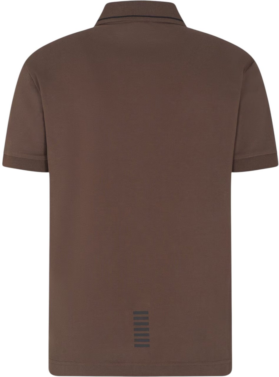 EA7 Heren Polo Bruin
