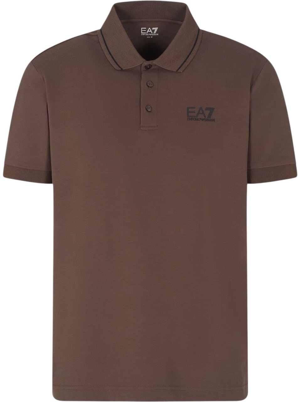 EA7 Heren Polo Bruin