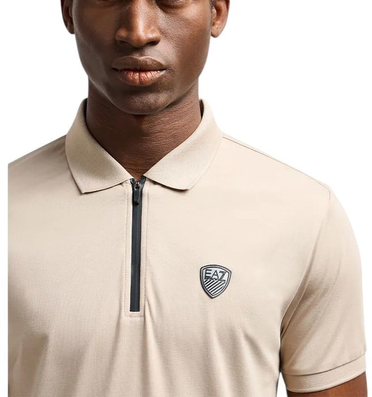 EA7 Heren Polo Bruin
