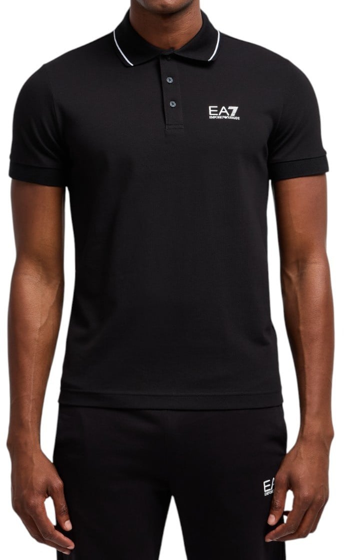 EA7 Heren Polo Zwart