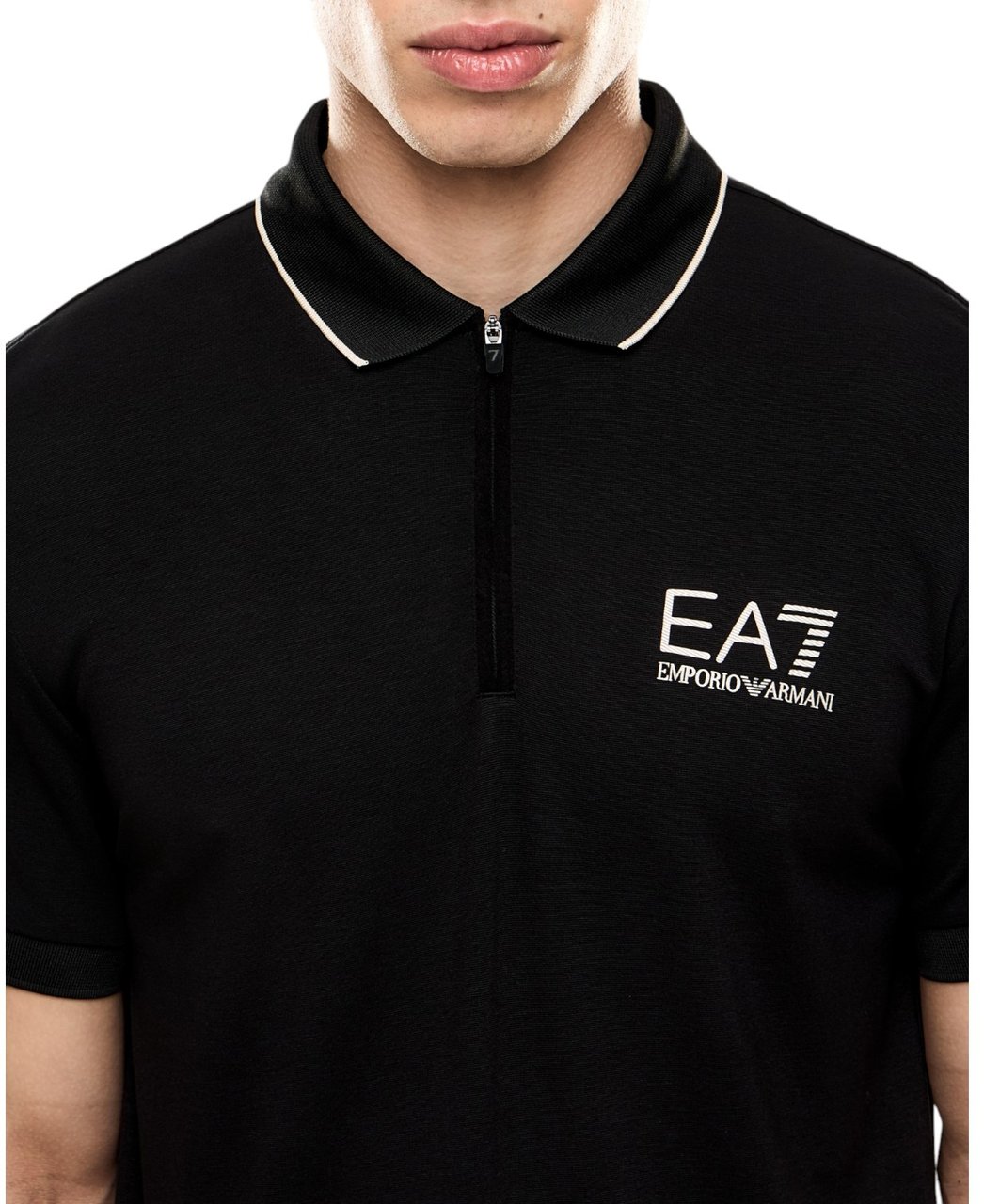 EA7 Heren Polo Zwart