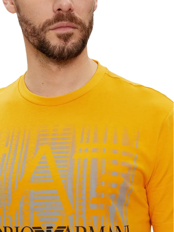EA7 T-Shirts And Polos Yellow Geel