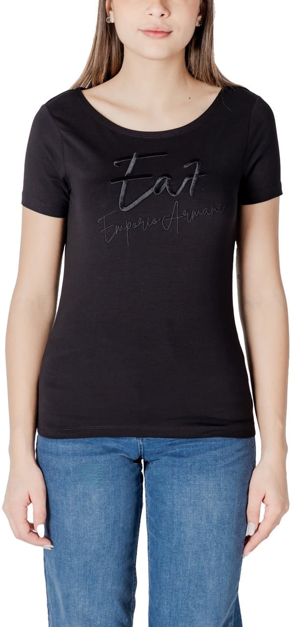 Ea7 Women T-Shirt Zwart