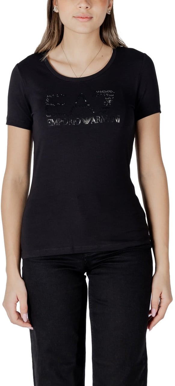 Ea7 Women T-Shirt Zwart