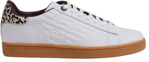 Ea7 Women Sneakers Beige
