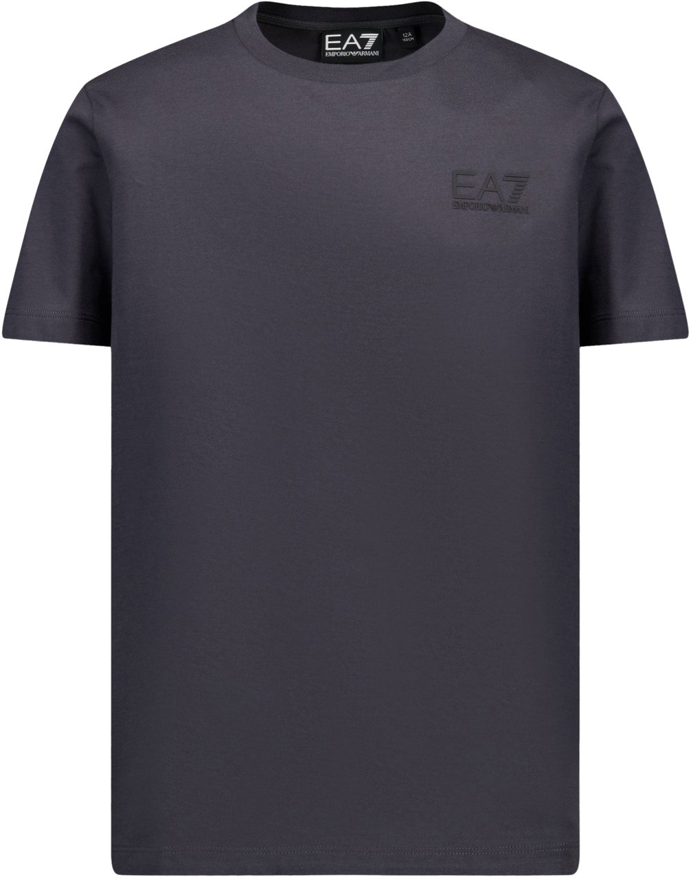 EA7 EA7 Kinder Jongens T-Shirt In Antraciet Zwart