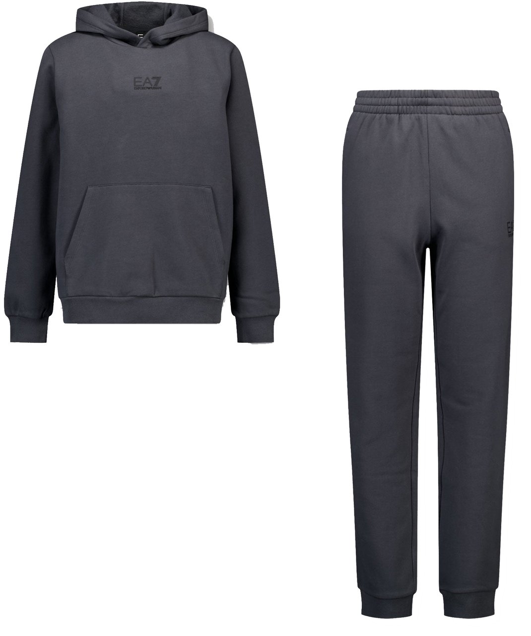 EA7 EA7 Kinder Jongens Joggingpak In Antraciet Zwart