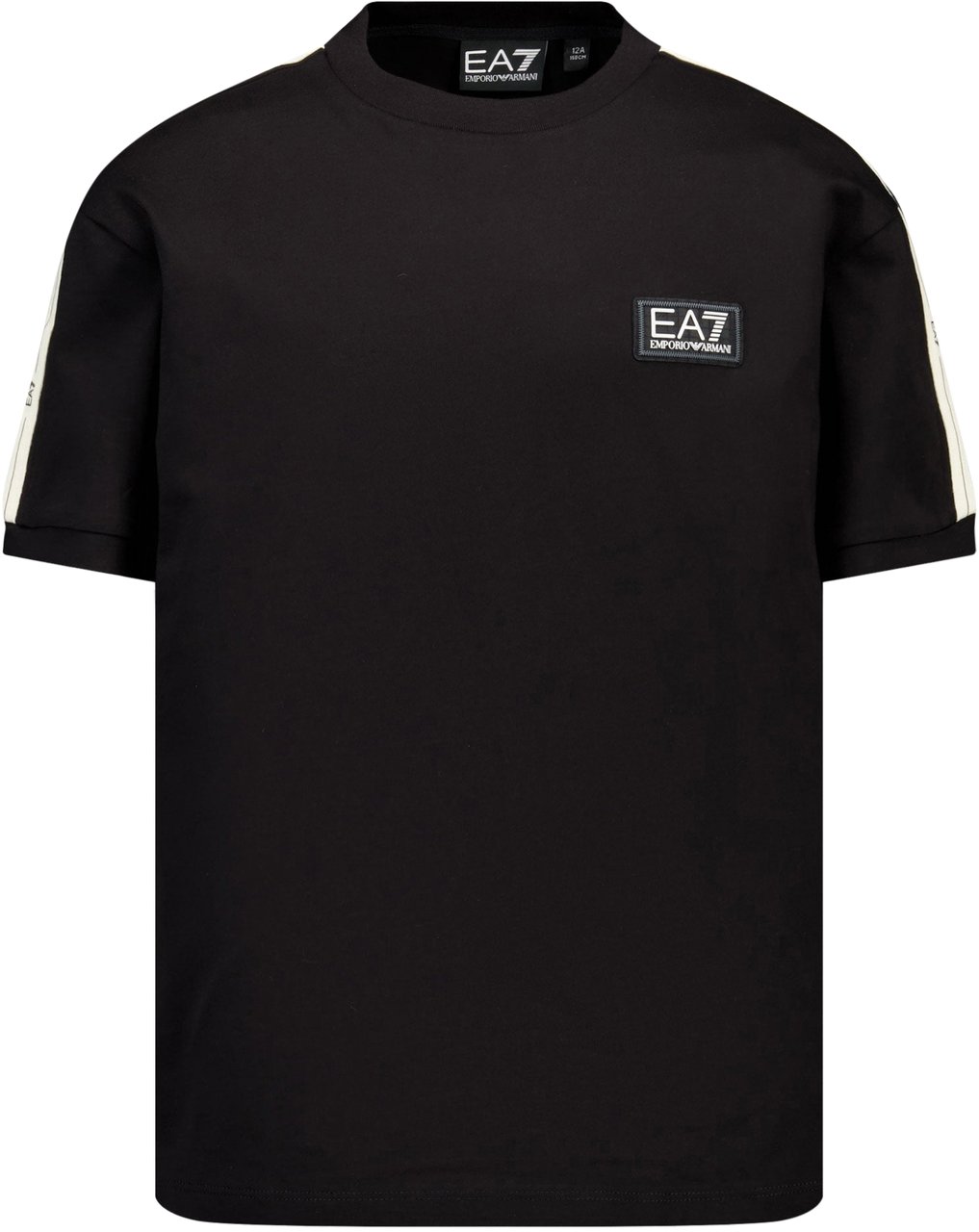 EA7 EA7 Kinder Jongens T-Shirt In Zwart Zwart