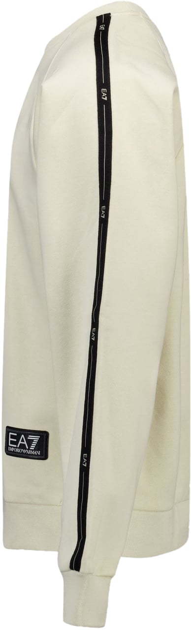 EA7 EA7 Kinder Jongens Trui In Off White Wit