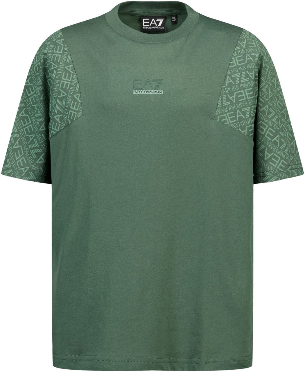 EA7 EA7 Kinder Jongens T-Shirt In Army Groen