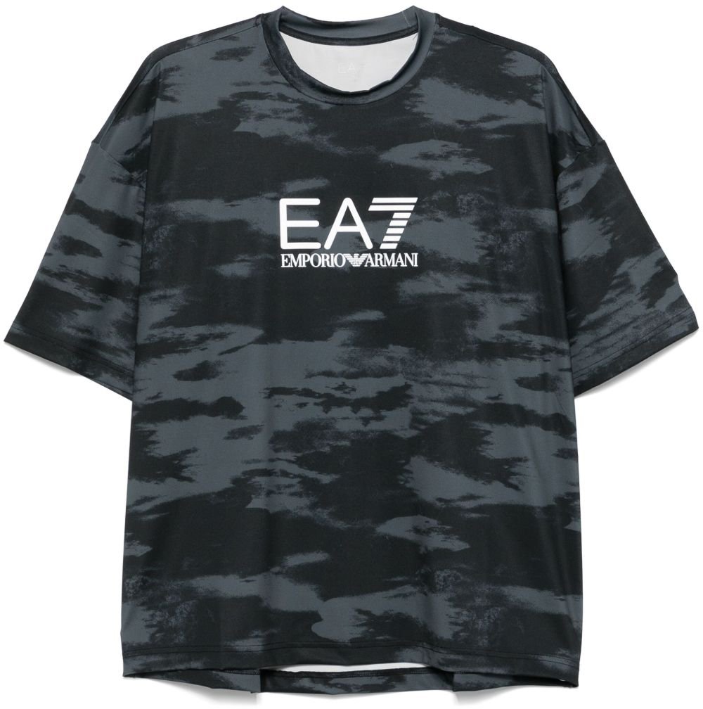 EA7 T-Shirts And Polos Black Zwart
